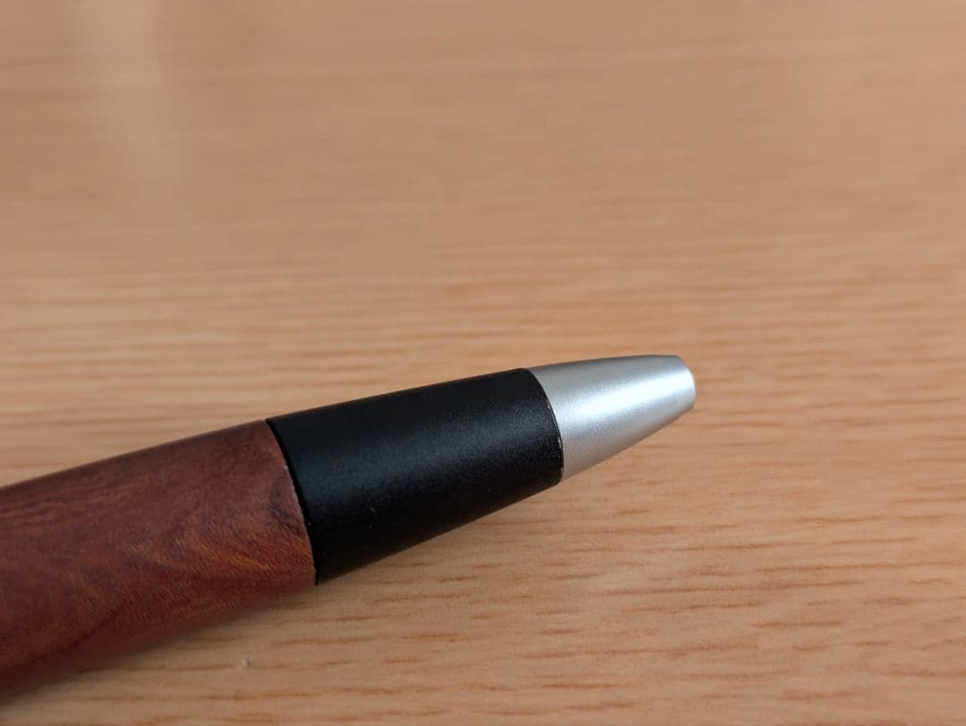 野原工芸 欅 ボールペン 旧型 スリム つや消しシルバー