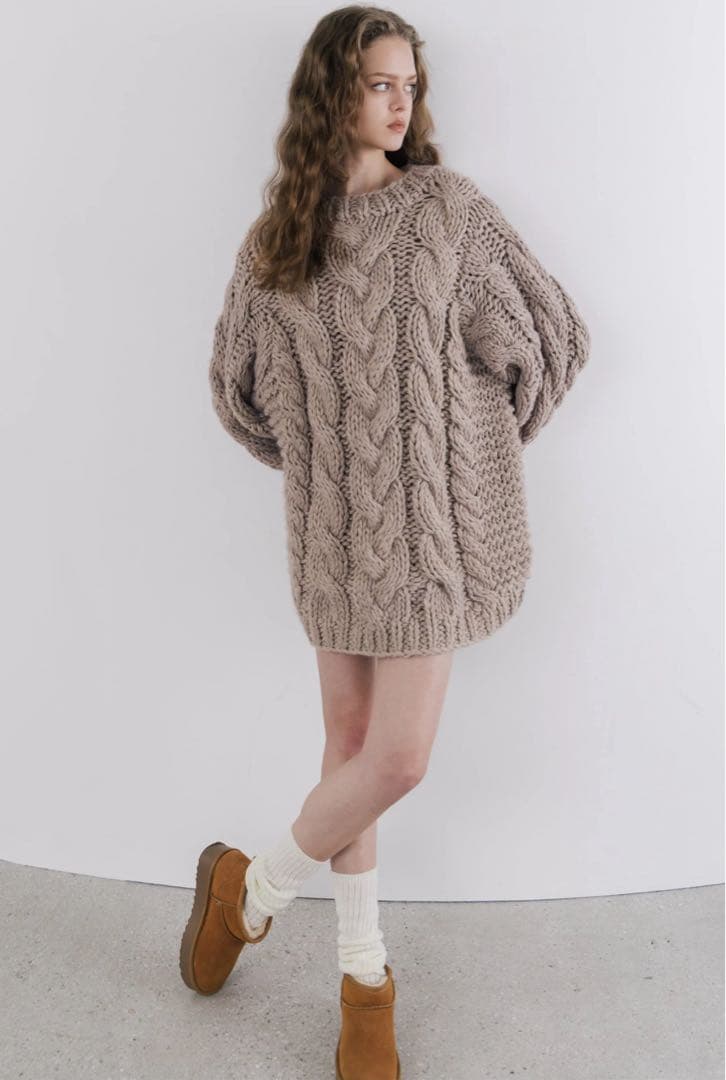 【試着のみタグ付】THE TOÉ Marais Handmade Knit