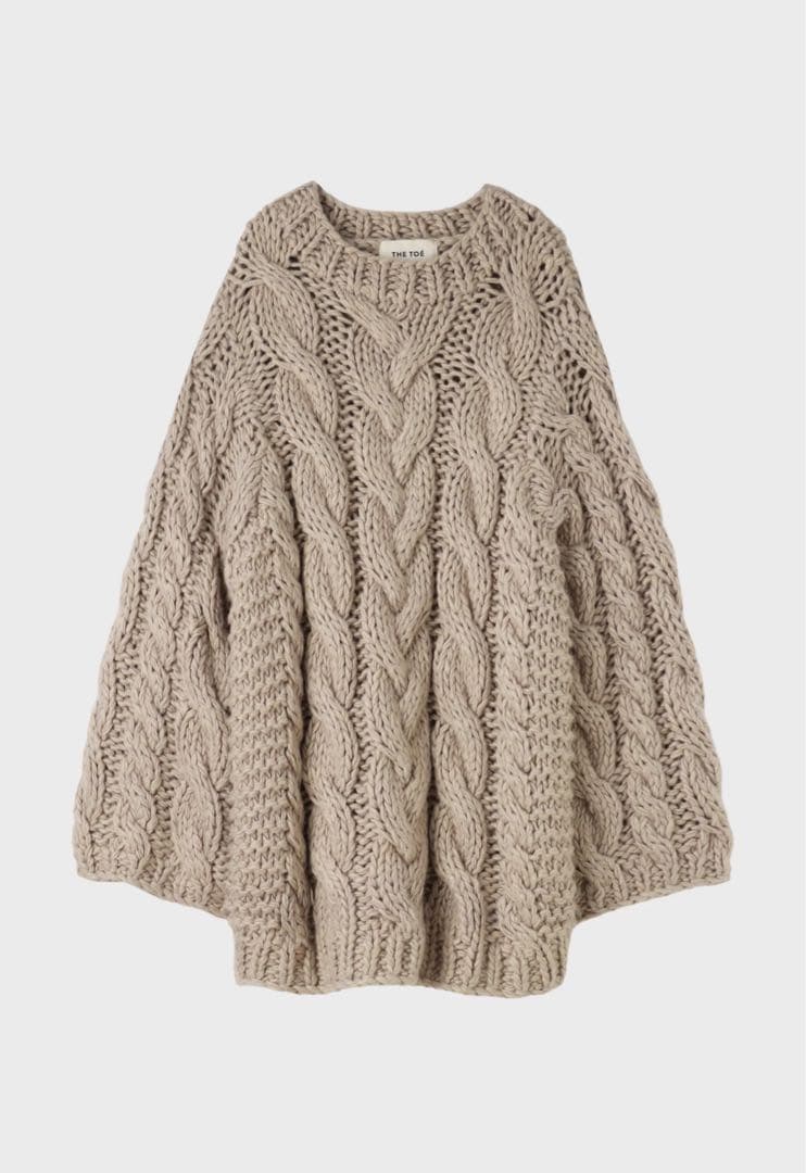 【試着のみタグ付】THE TOÉ Marais Handmade Knit