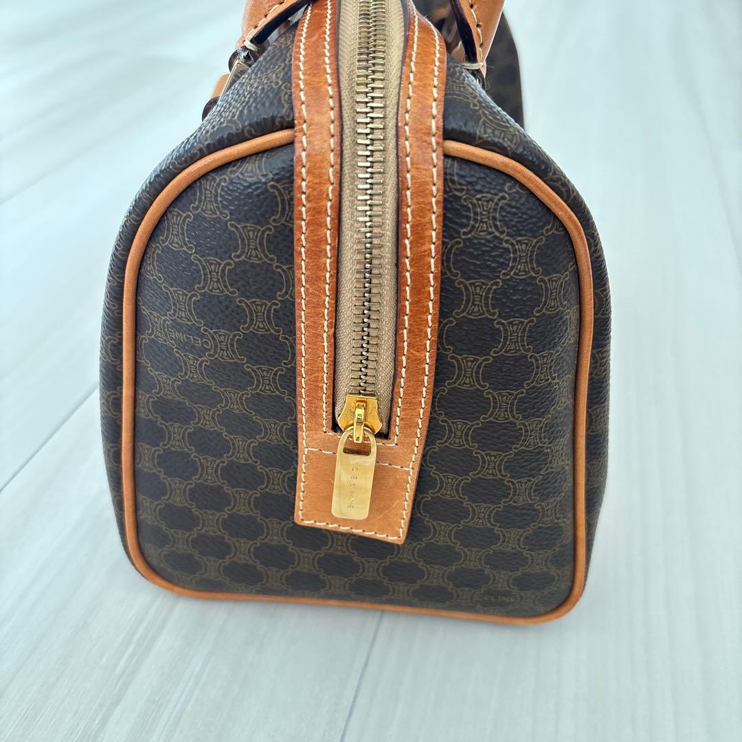 【CELINE セリーヌ】マカダム ミニボストン ハンドバッグ