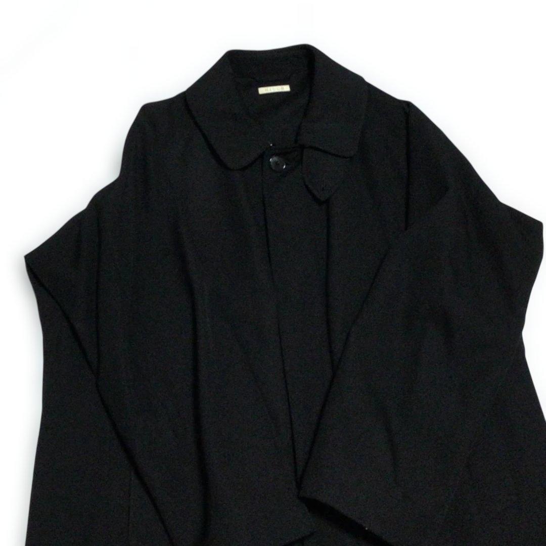 美品☆ 即日発送 HEUGN  ウールギャバジンステンカラーコート