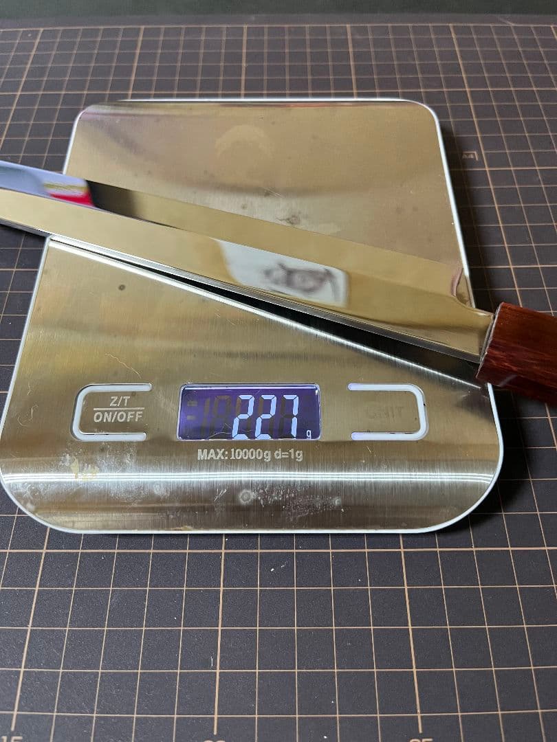 Ｖ金10号 先丸 柳刃包丁 9寸 刃渡り27cm 八角柄 全鋼 鏡面□