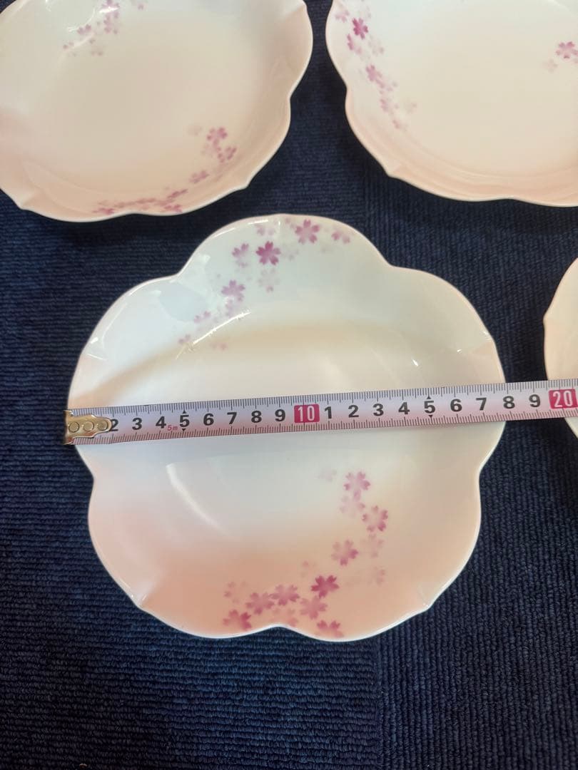 2024 深川製磁　桜　和皿　5客　未使用
