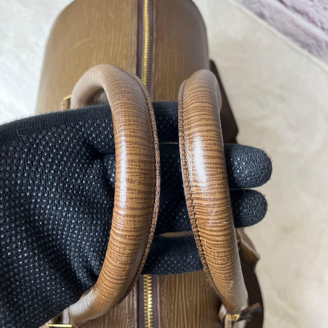 VERSACE✨サンバースト オールレザー 本革 2way ボストンバッグ