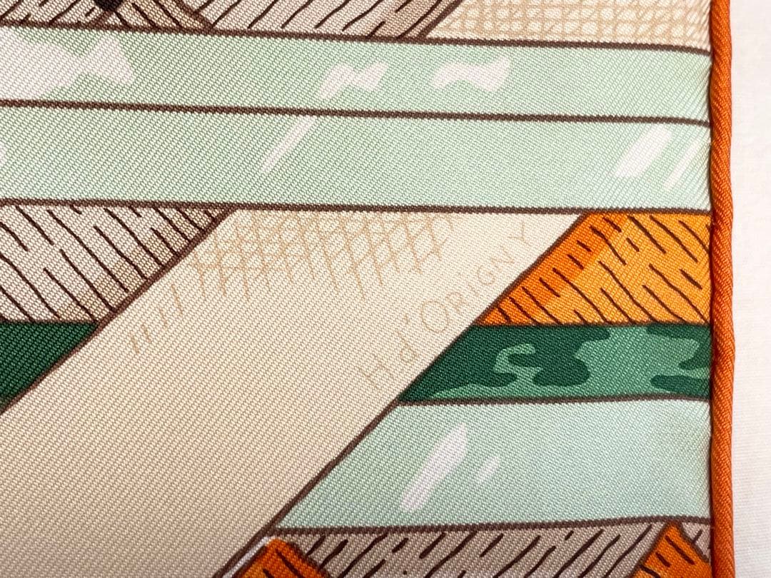 【希少！早い者勝ち！】HERMES カレ90 馬銜 シュミーズ デタイユ 焦茶