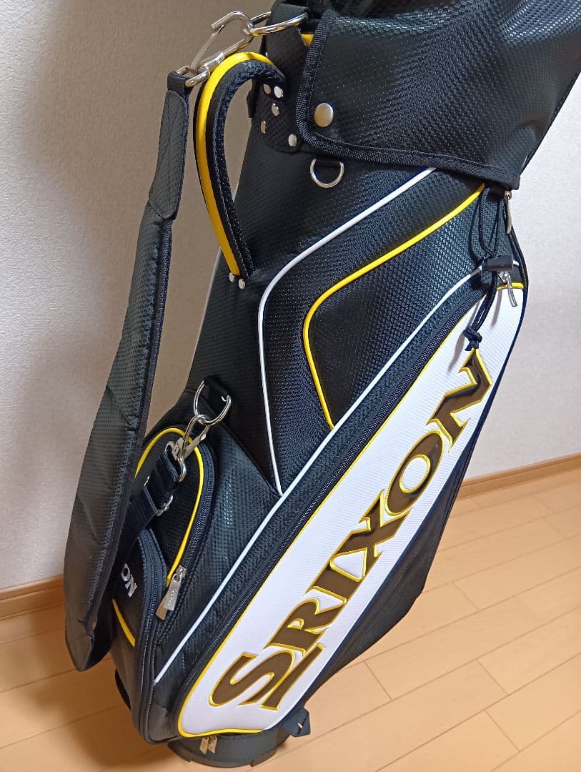 ゴルフバッグ キャディバッグ Srixon スリクソン ホワイト ブラック