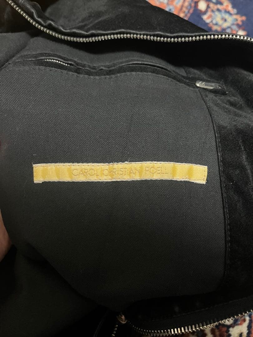 98aw CAROL CHRISTAIN POELL ベロアジャケット