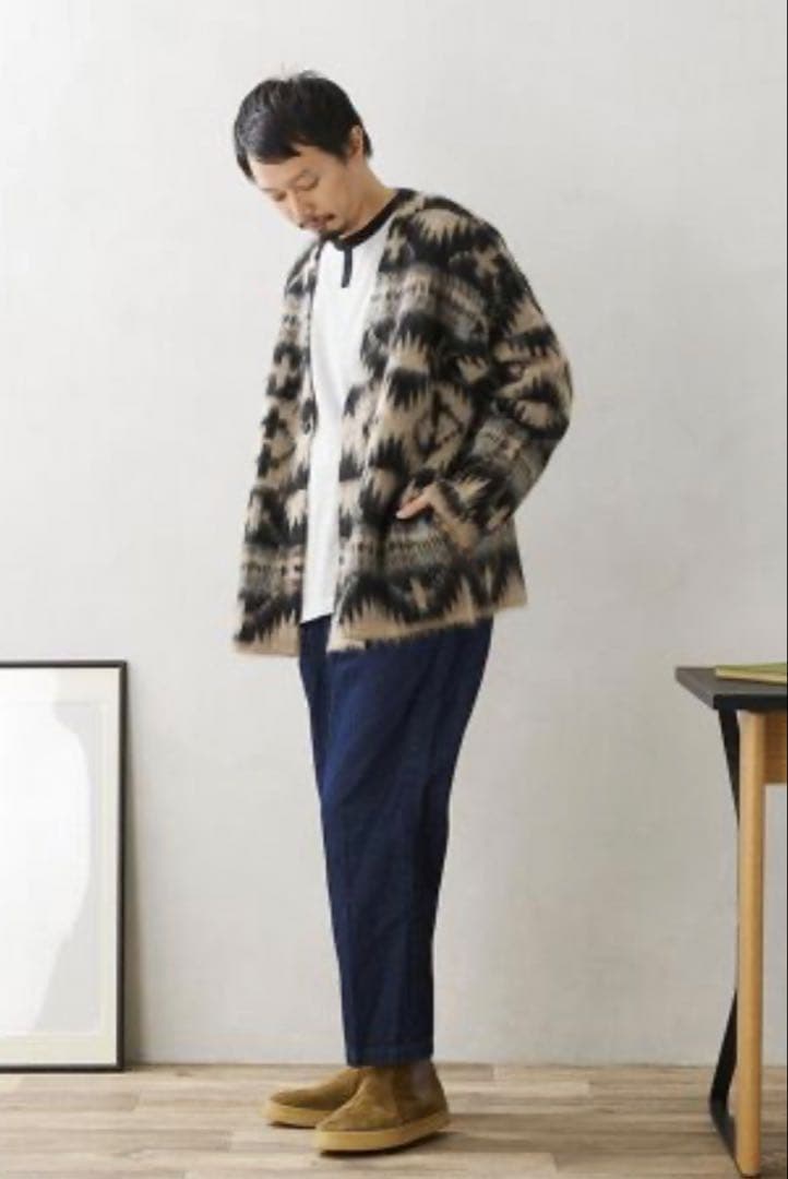 美品 ジャーナルスタンダードレリューム PENDLETON モヘアカーディガン