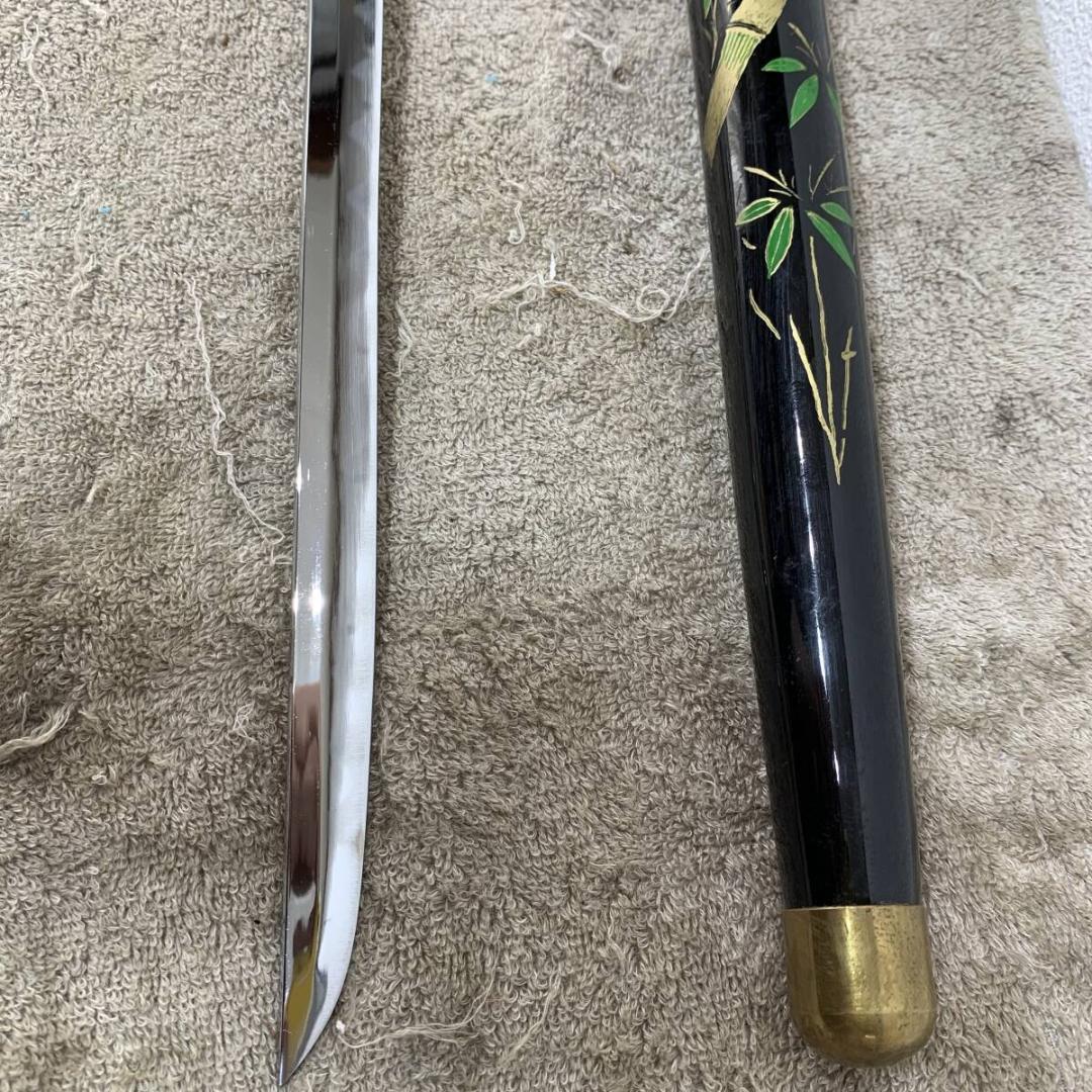 漆工芸可飾技法　仕込杖　模造刀　座頭市　XZ4083