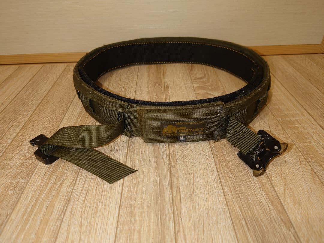 Ordnance molleベルト Mサイズ オリーブドラブ
