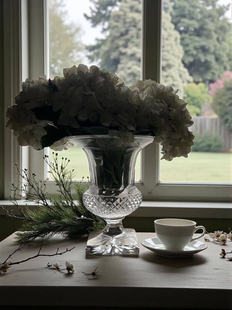 希少アート‼️【クリスタルの女王/高級エルメス】サンルイ★ヴェルサイユベースクリア