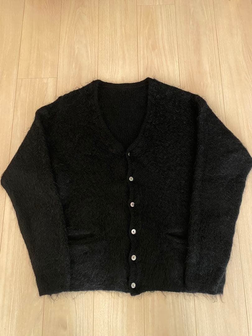 A.R.P Premium Mohair Cardigan Black 野村訓市