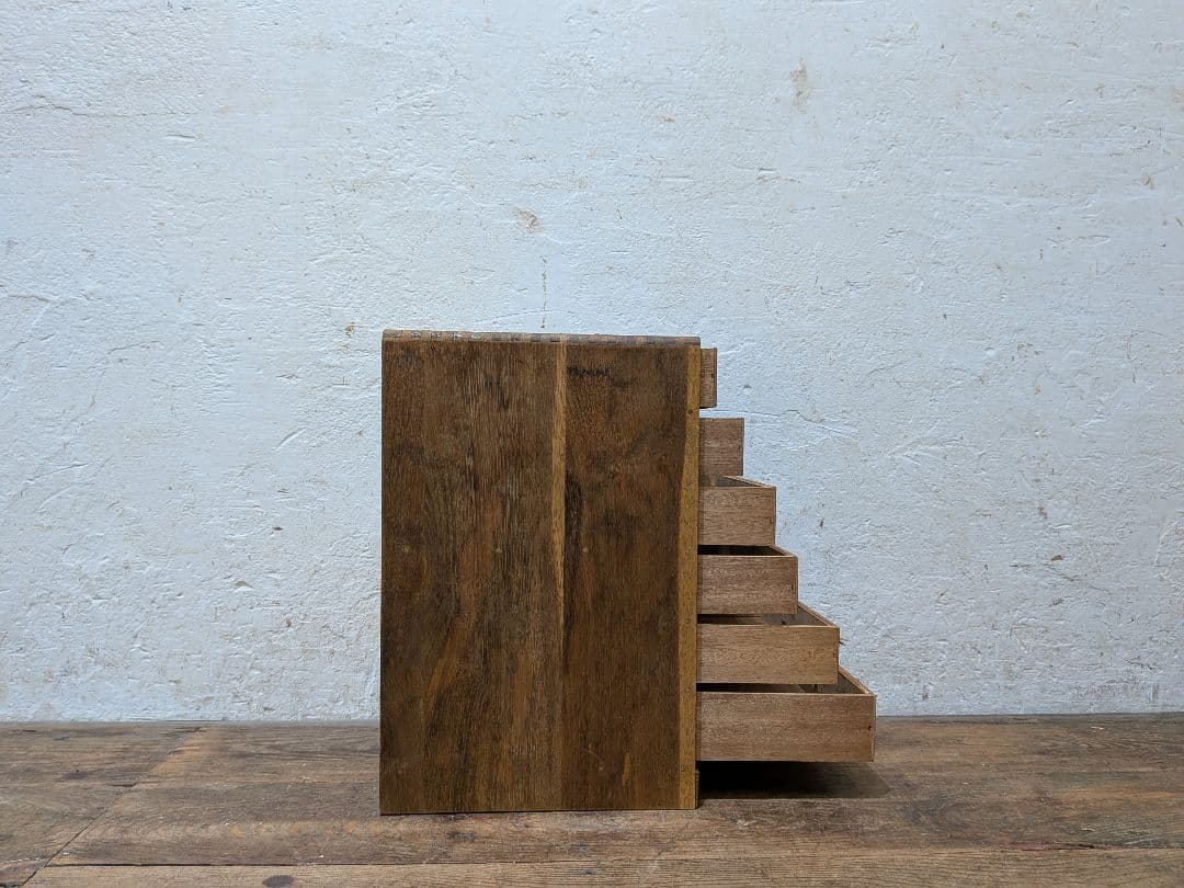 1101 ビンテージ　収納6杯　小引き出し　書類ケース　小物入れ　レトロ　ラック