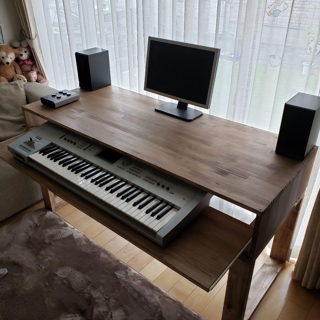 DTMデスク　S140-55(300)アンティーク　ウォールナット仕上げ　木製