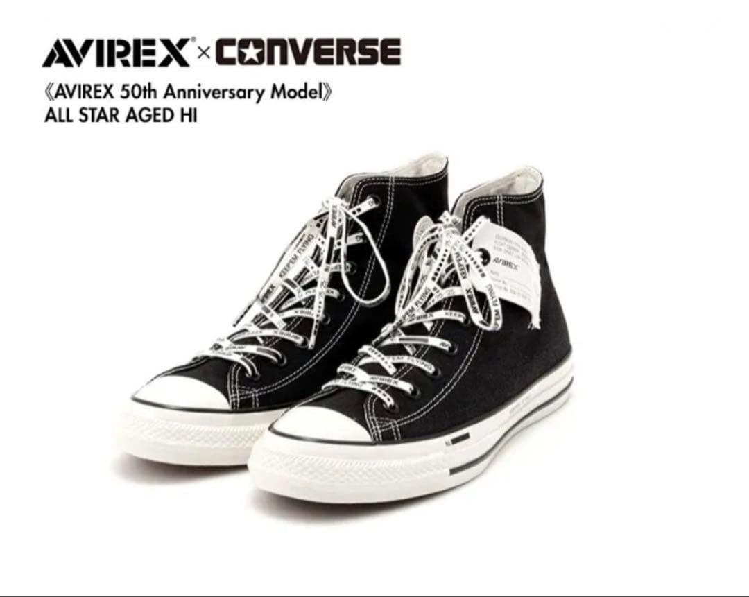 AVIREX × Converse All Star Aged Hi
