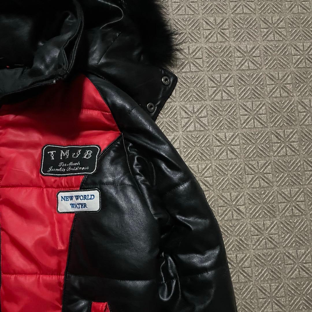 ジャケット・アウター Y2K opium black coating fur jacket N2B