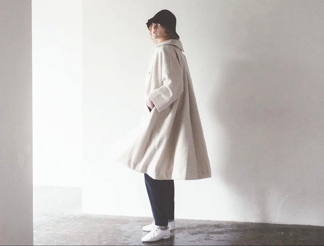 ネストローブ　ウールカシミヤフリースコート
