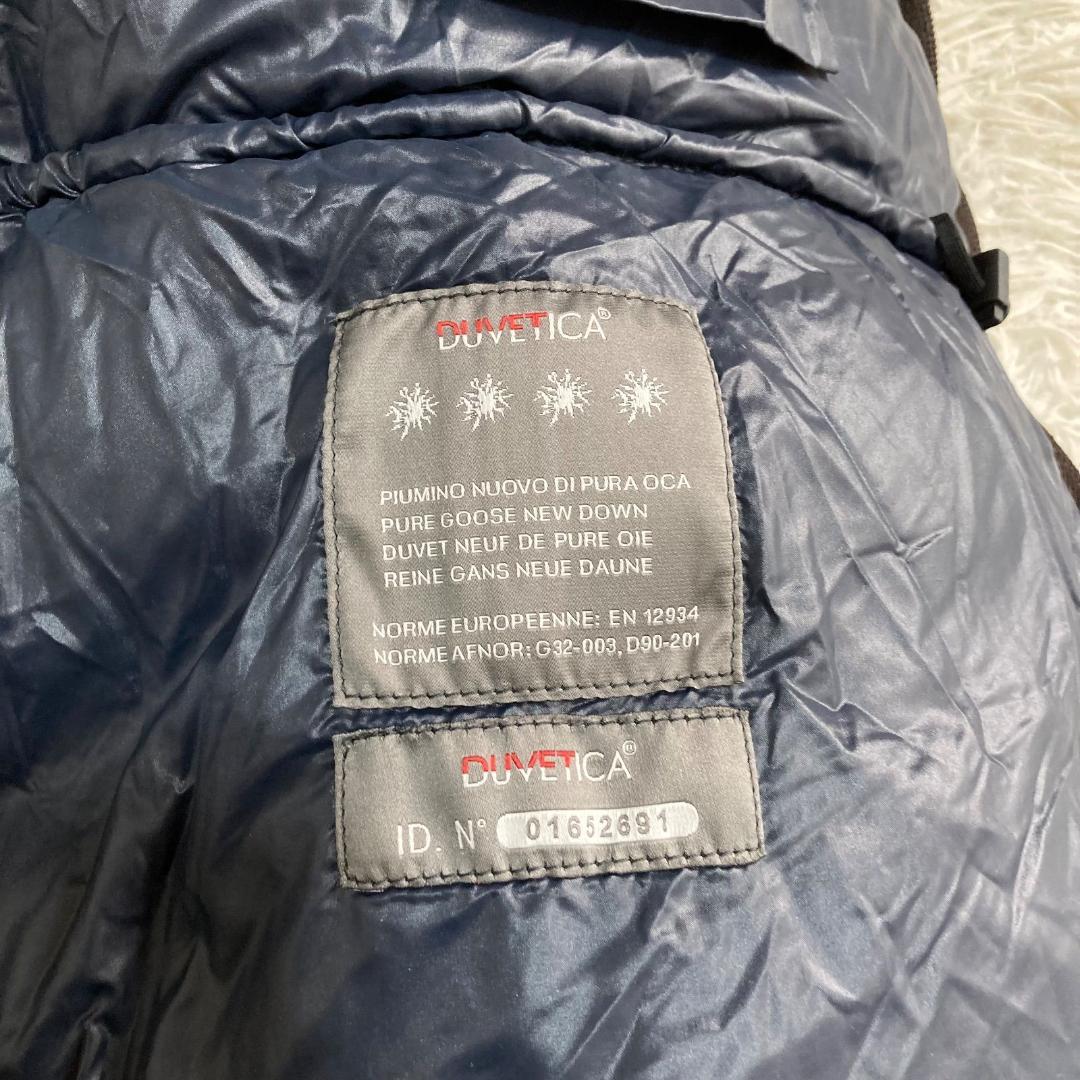 17201✨デュベティカ 42 L デネブ ラクーンファー ダウンコート 茶
