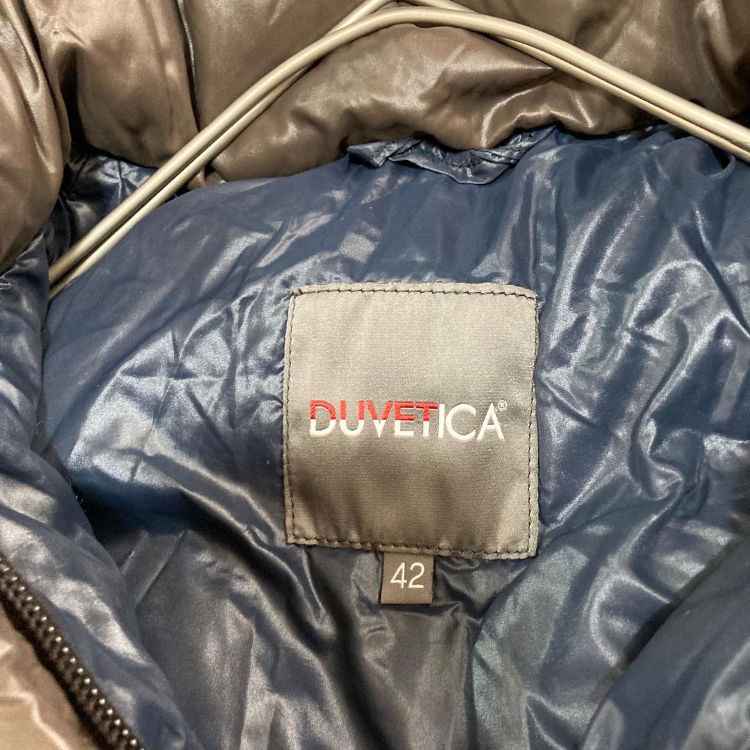 17201✨デュベティカ 42 L デネブ ラクーンファー ダウンコート 茶