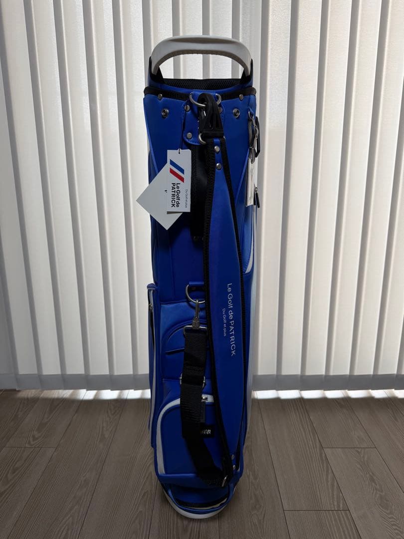 新品未使用　パトリック　キャディバッグ　PATRICK GOLF ブルー