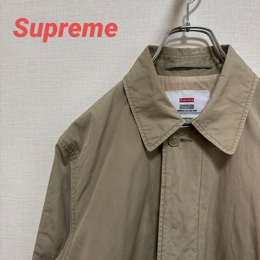 Supremeトレンチコート ベージュ M