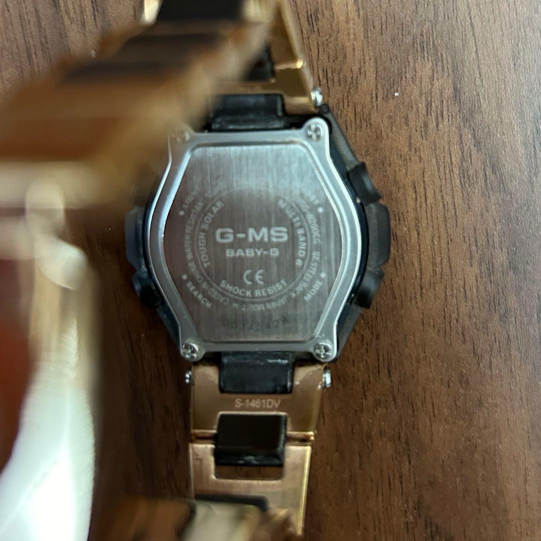 カシオ　G-MS G-shock baby-g MSG-W200CG 美品