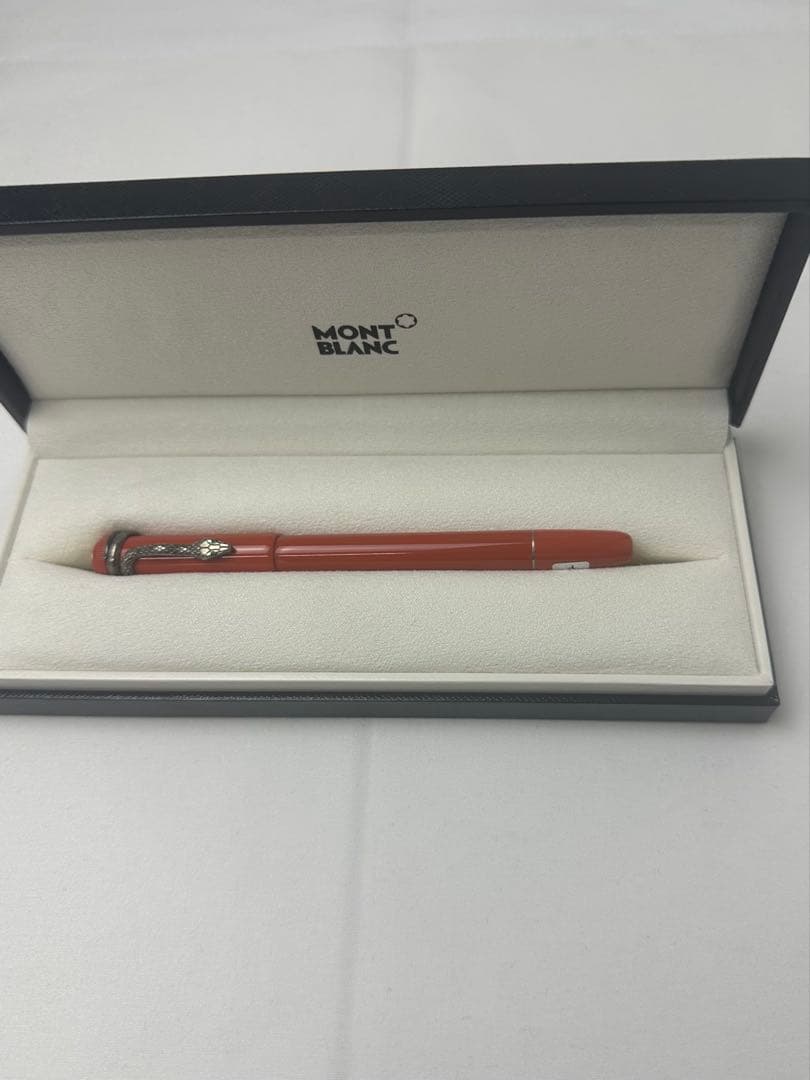 【新品未使用】 MONTBLANC 万年筆 ルージュ・エ・ノワール インク付