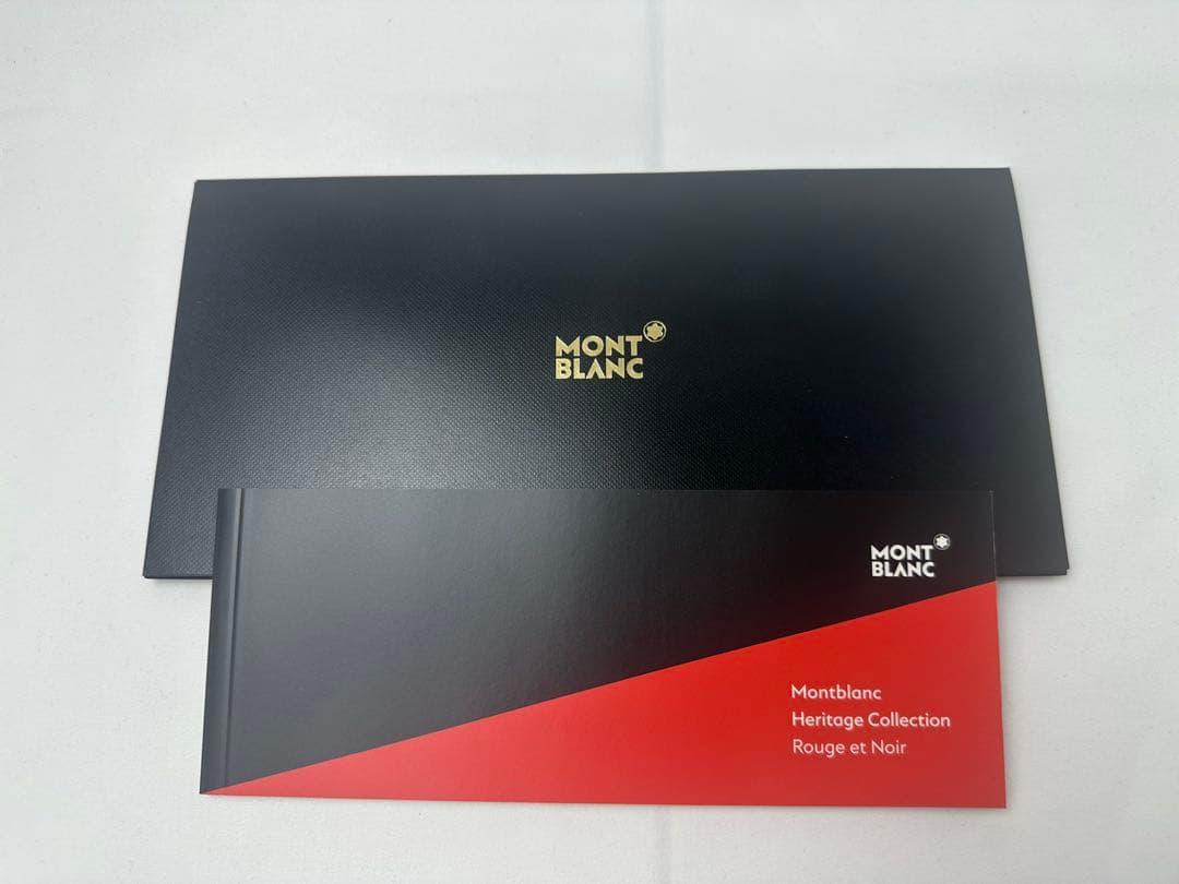 【新品未使用】 MONTBLANC 万年筆 ルージュ・エ・ノワール インク付