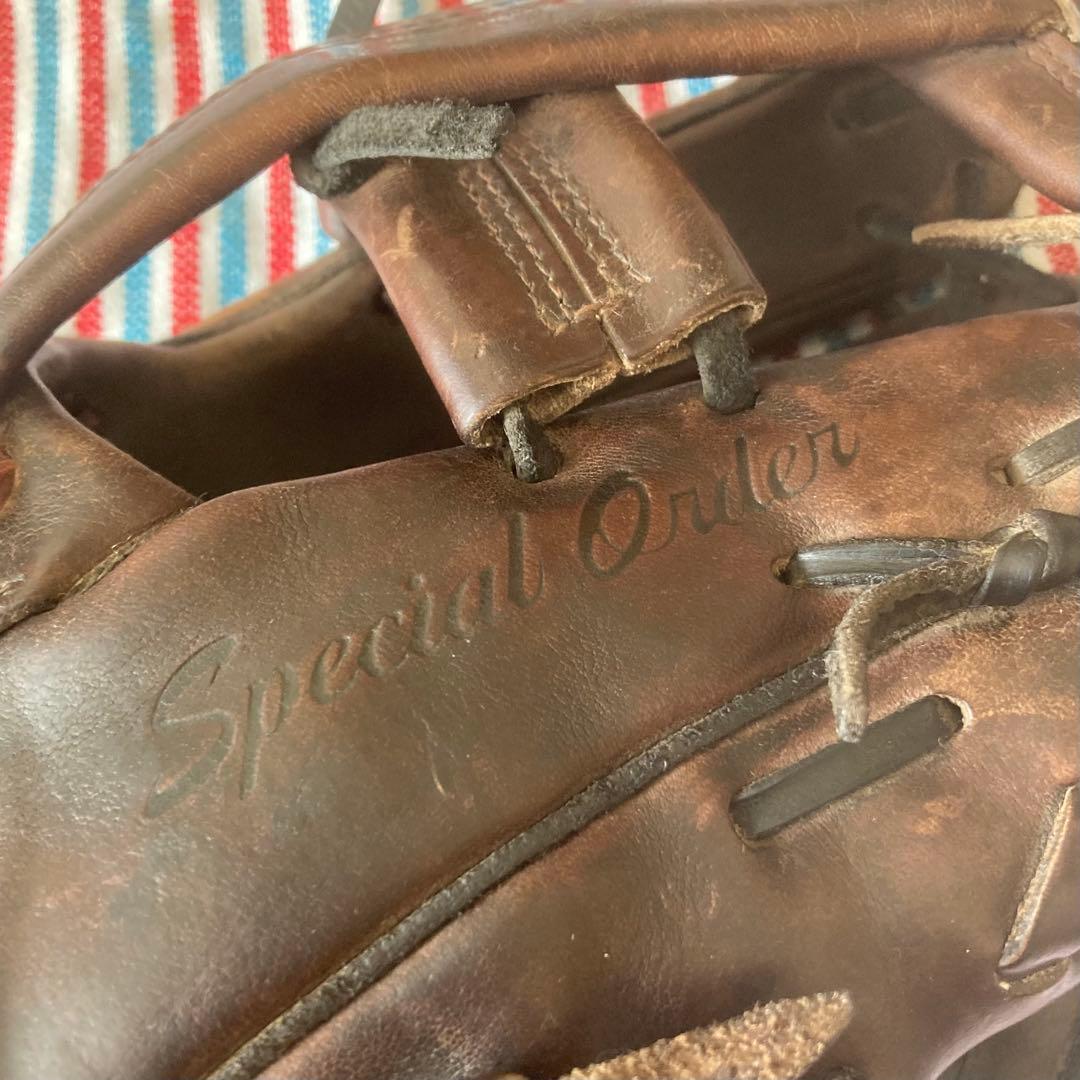 ミズノ　ビッグM ビューリーグ　硬式用　特注品　坪田信義作　田口壮モデル？