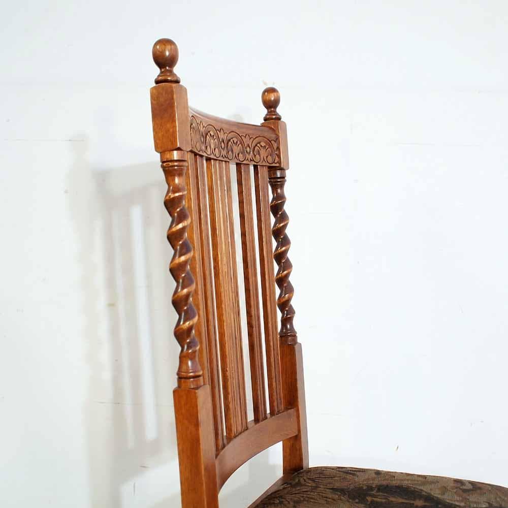 アンティークスタイル ツイストレッグ ダイニングチェア A ZR24348