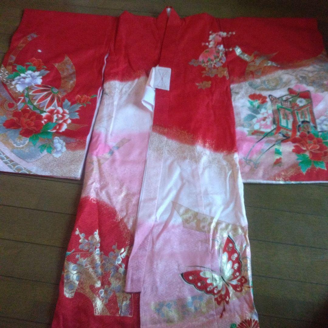 宮参り　初着　着物　祝着　掛け着