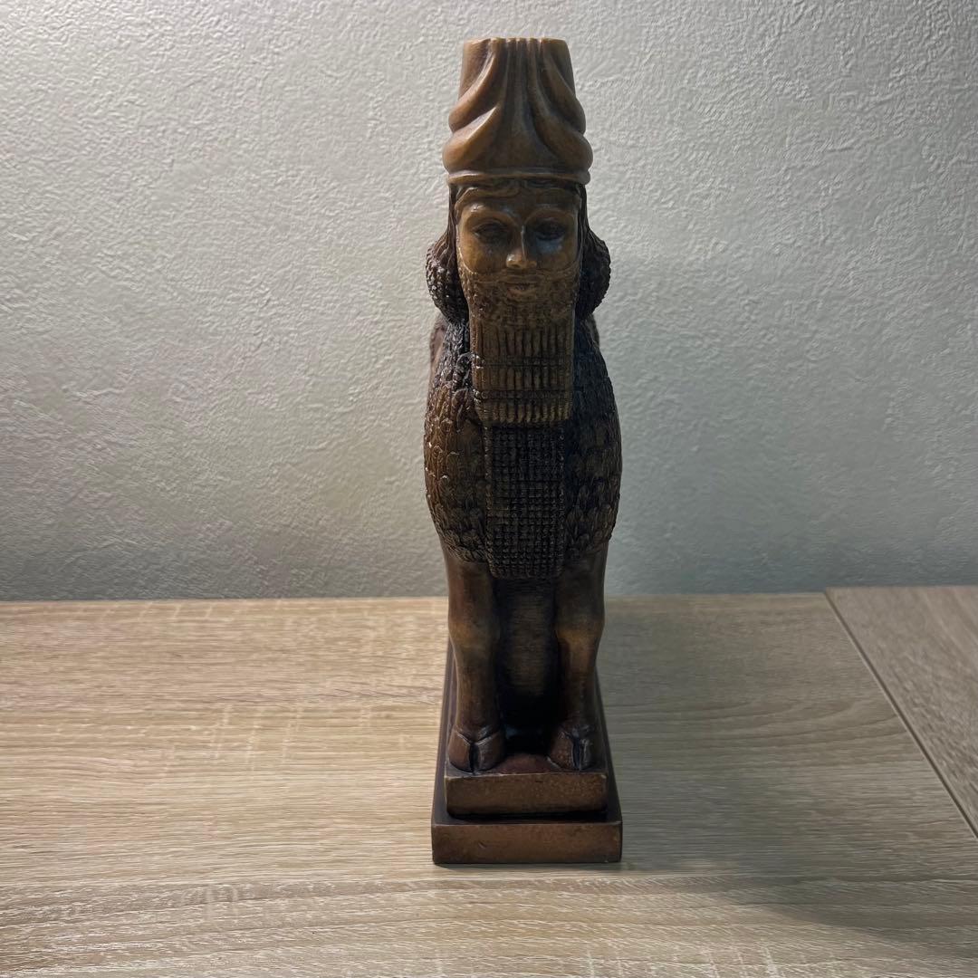大英博物館 人頭有翼獅子像 winged bull bookstand