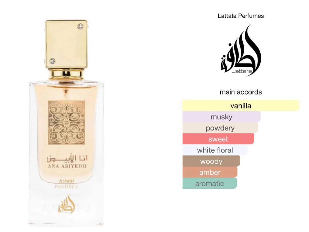 香水(女性用) Lattafa Ana abiyedh poudree