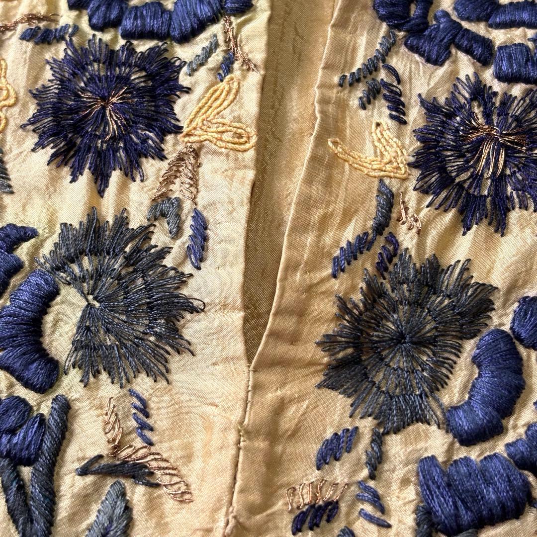 【archive】dries van noten シルク100% 手刺繍ブラウス