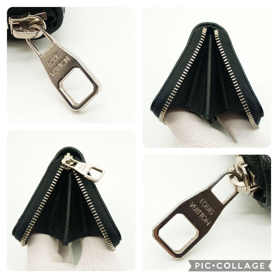 【良品】ルイヴィトン　ジッピーパース　タイガ　アルドワーズ　黒