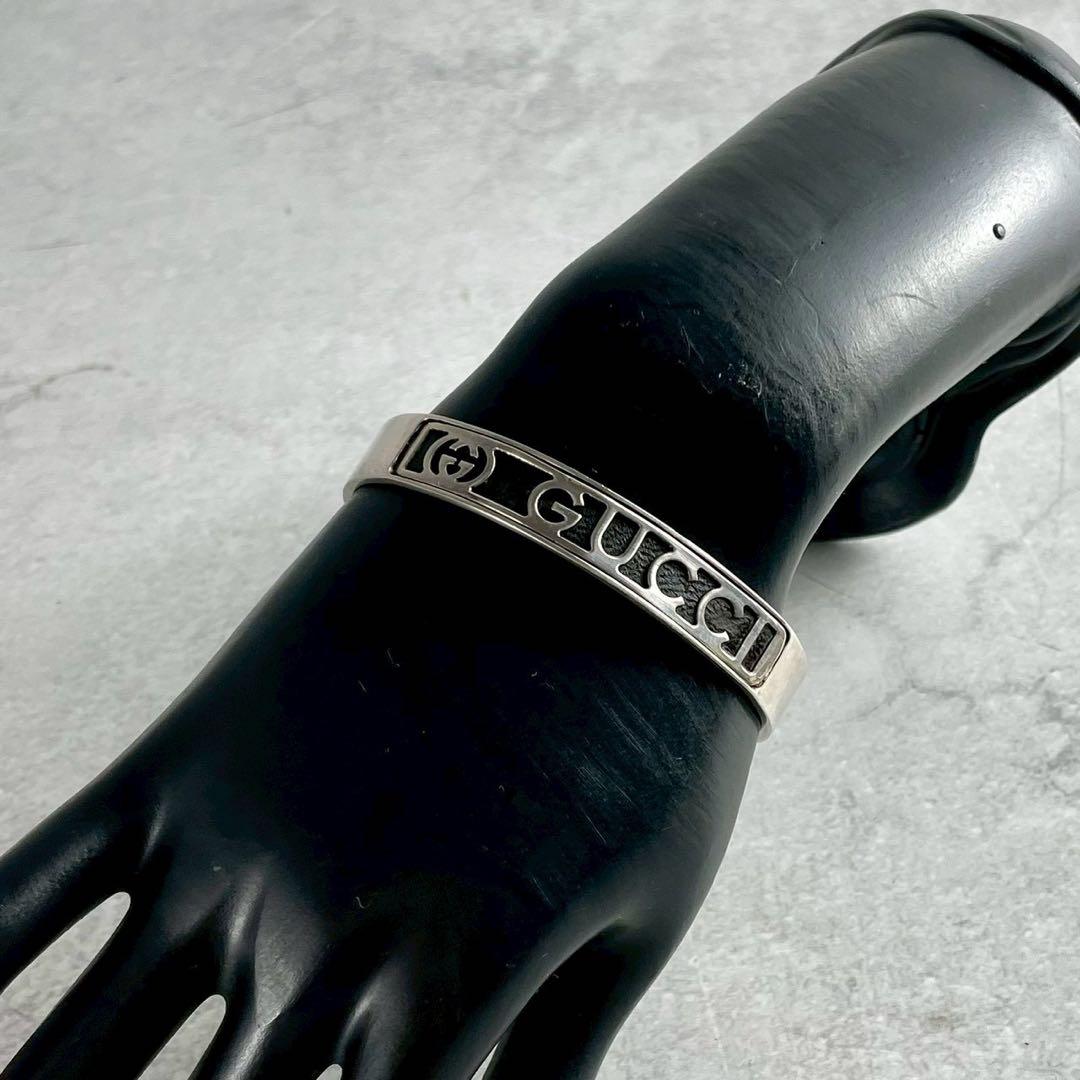 アクセサリー GUCCI Mint Interlocking GG Bangle 925