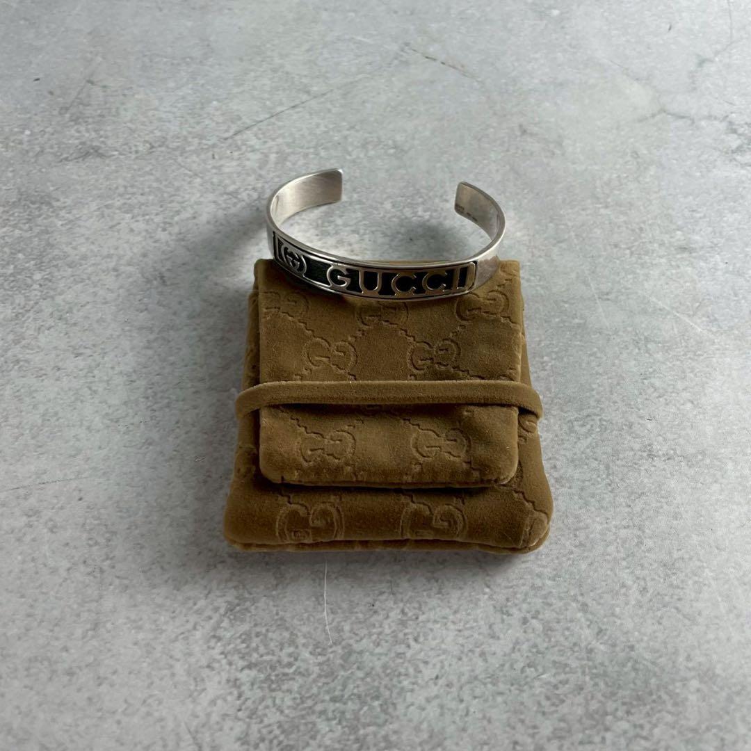 アクセサリー GUCCI Mint Interlocking GG Bangle 925