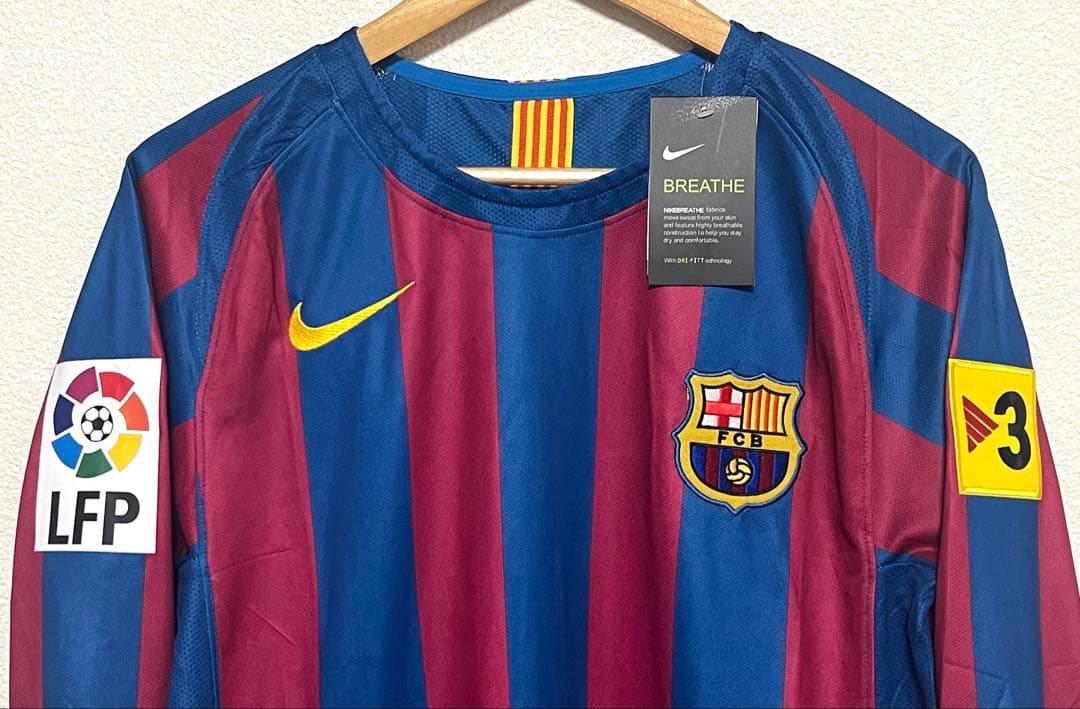 NIKE FC バルセロナ 2005-06 ロナウジーニョ 10番 ホーム