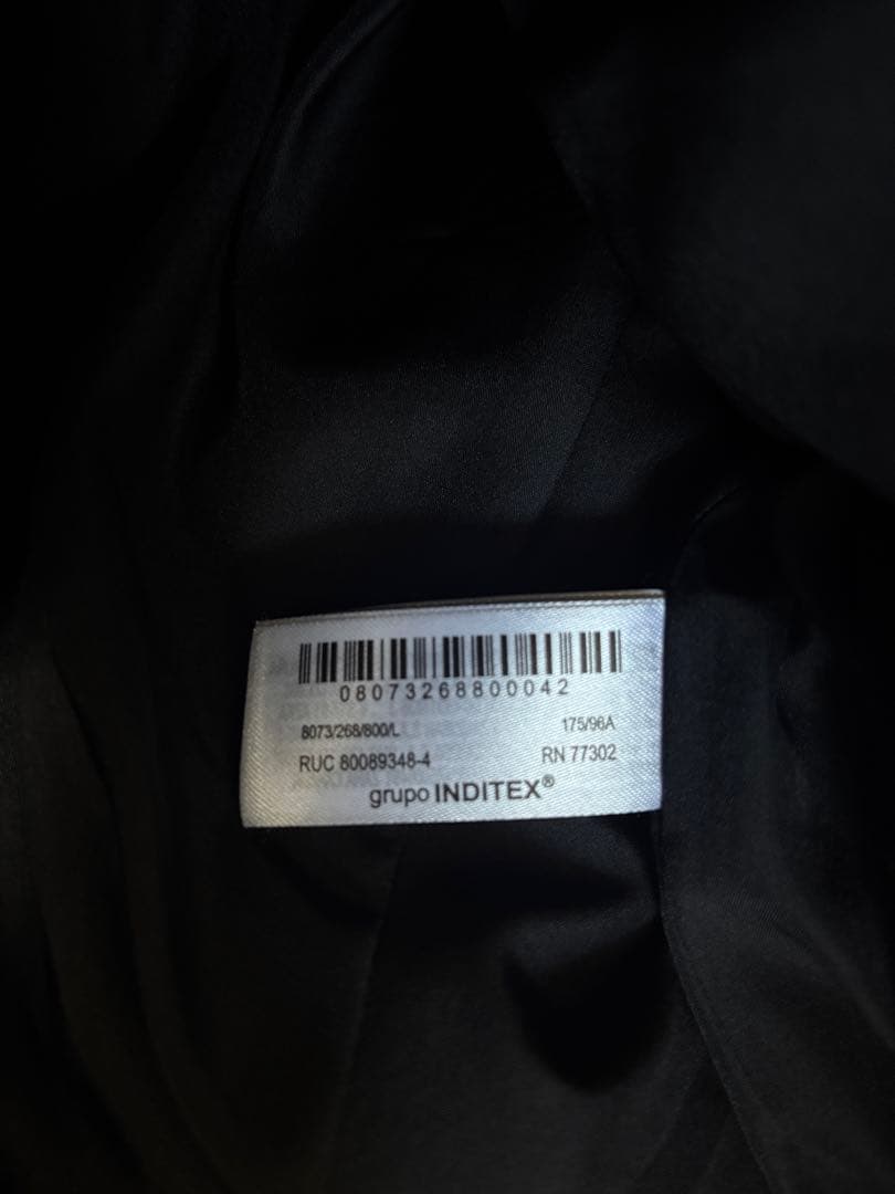 【週末限定】ZARA ダウンコート 黒 ファー付き フード L ロング 防寒