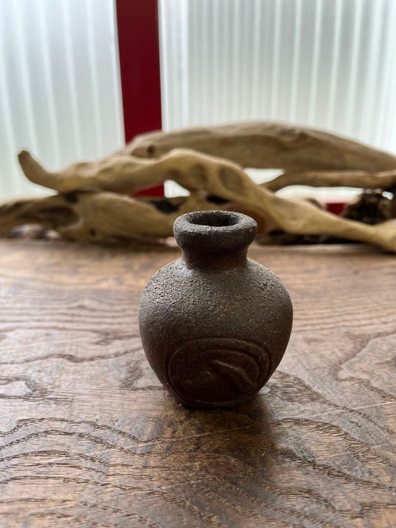 骨董／古陶／一凛差し／壺／年代不詳／希少／アンティーク／ヴィンテージ