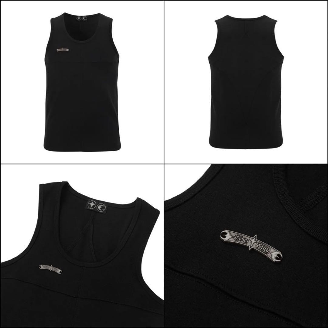 thug club タンクトップ ブラック 韓国限定 新品 サイズ3 即発送