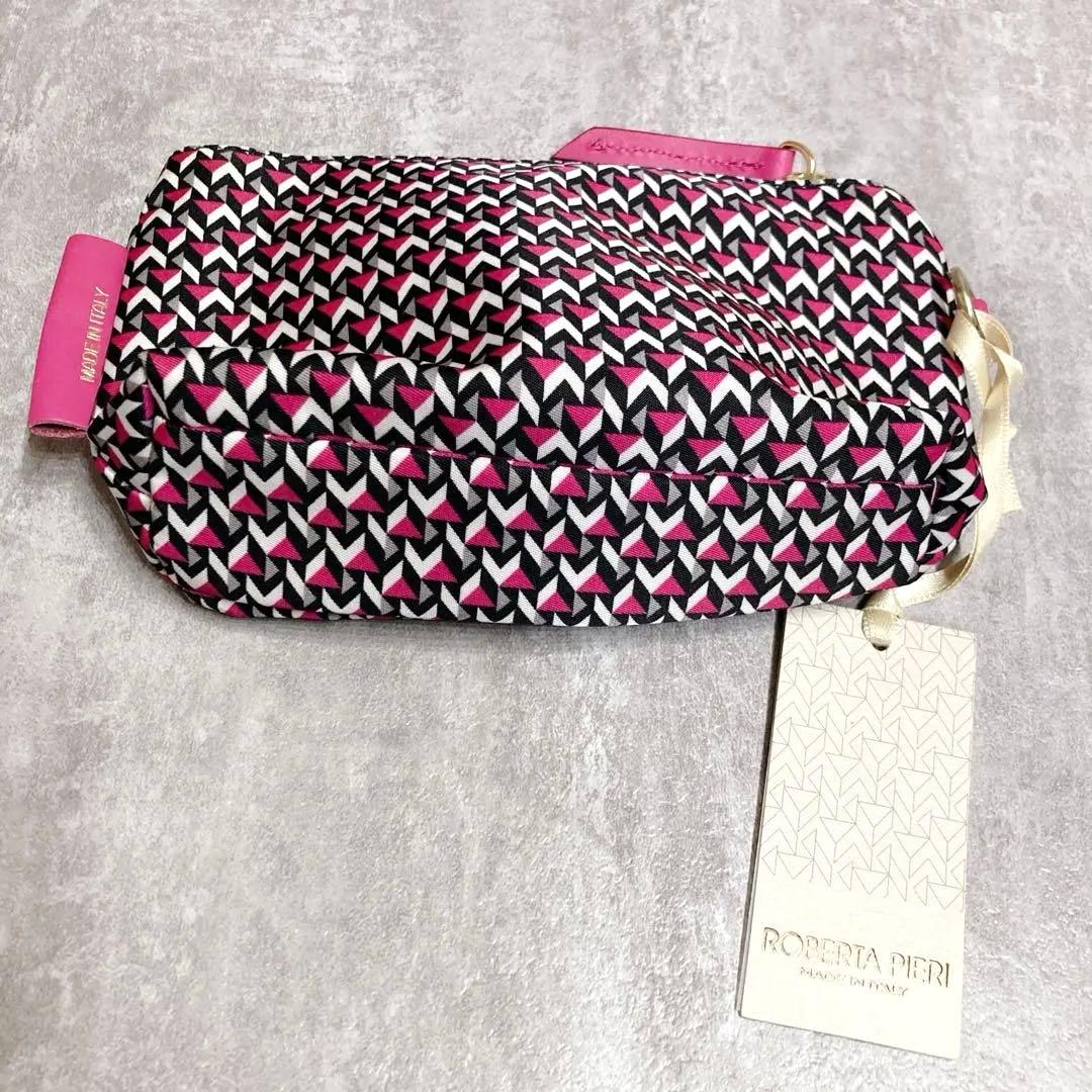 新品タグ☆ROBERTA PIERI TATAMI NEO LILAC ポーチ