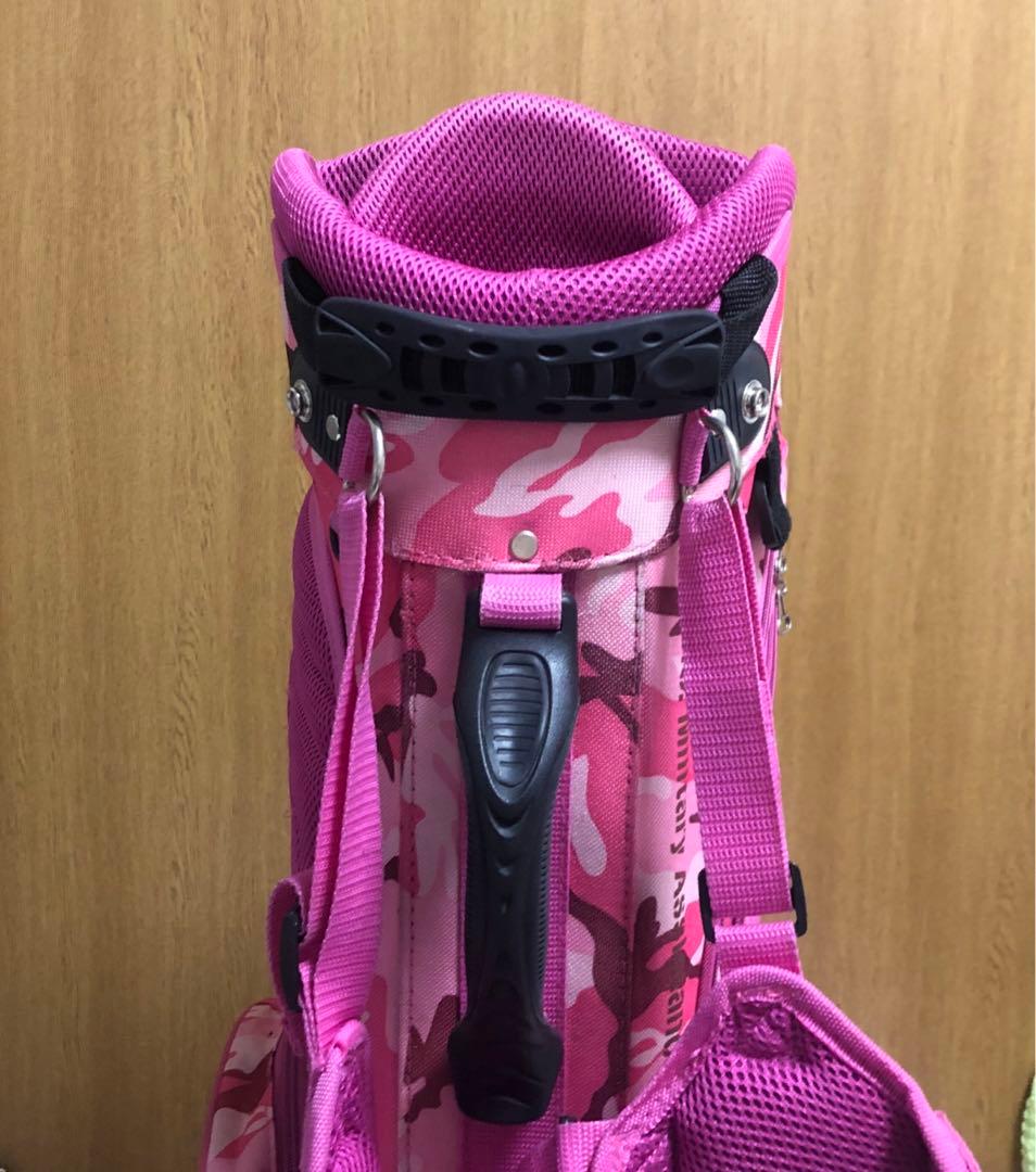 希少 TMT CLASSIC キャディバッグ ゴルフバッグ スタンド付 迷彩柄