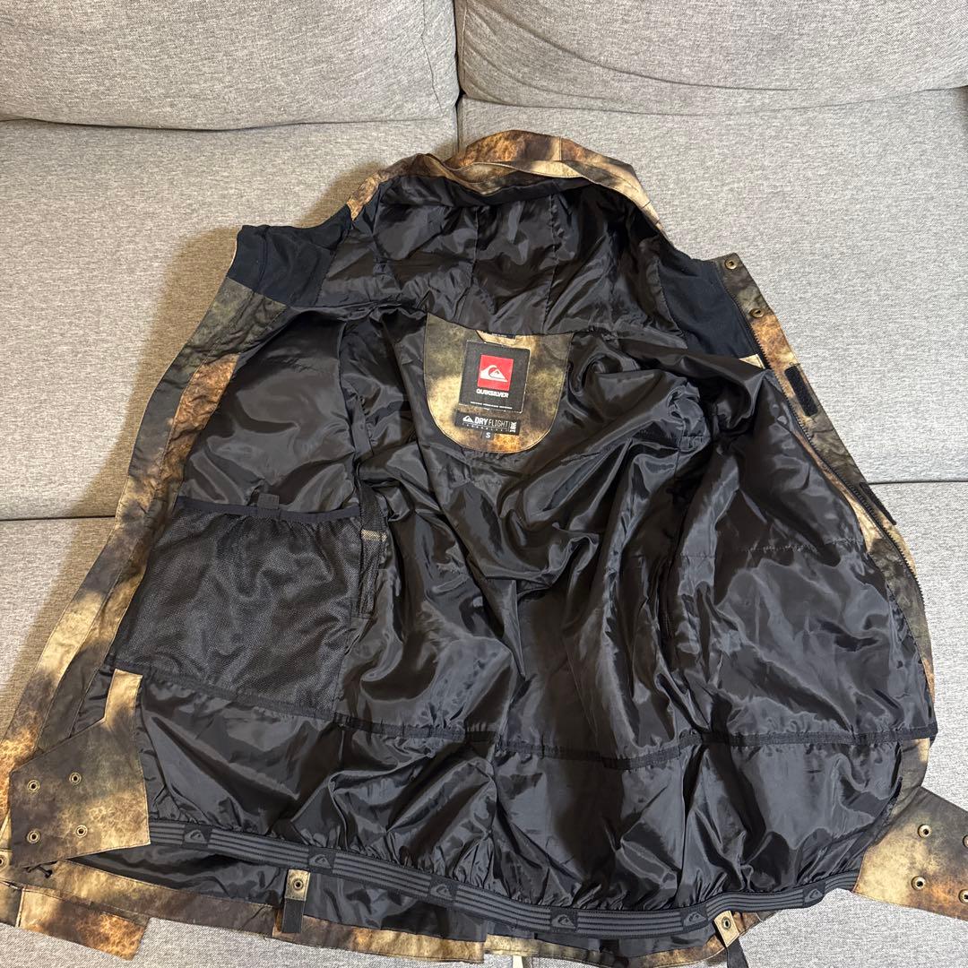 QUIKSILVER スノーボードウェア　セット　カモ柄