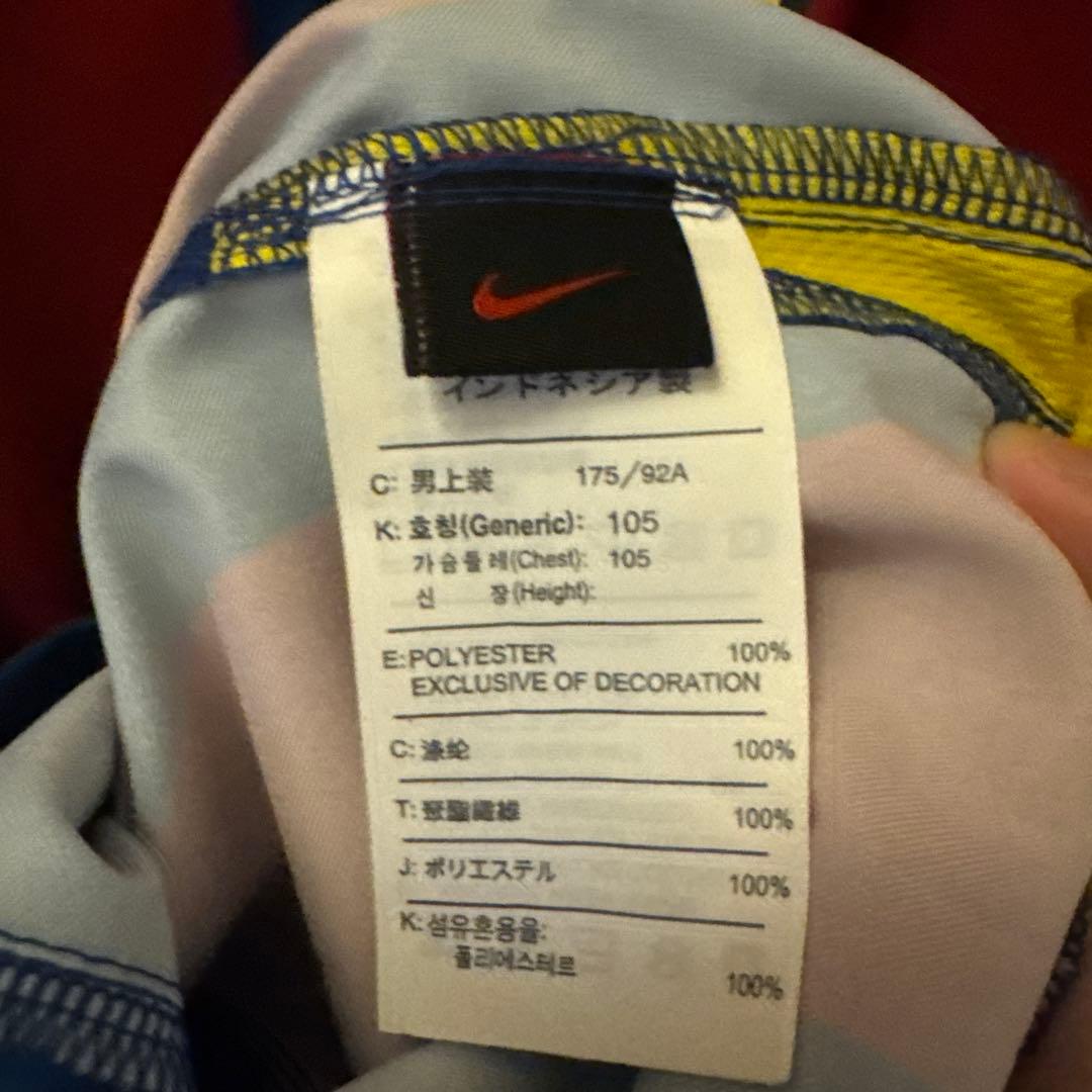 正規品 FCバルセロナ Nike ユニフォームL ラーション