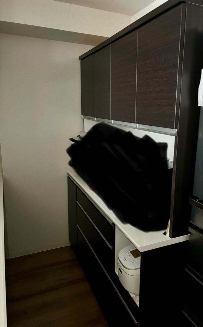 ニトリ レジューム 150TF-H／150QL-R DBR キッチンボード