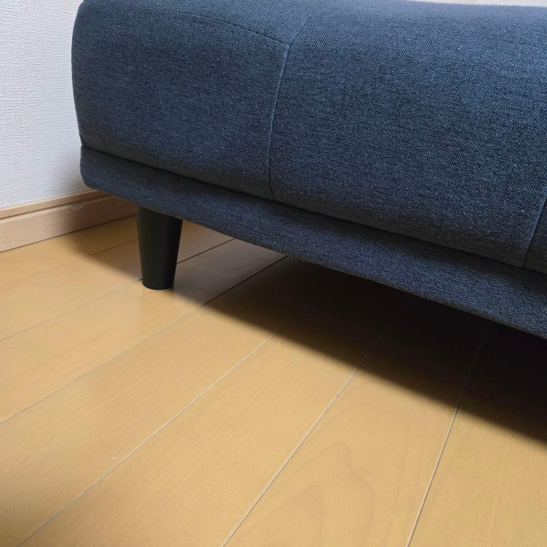 グレー ソファベッド シンプルデザイン