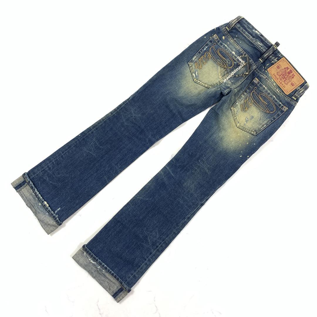 LA8949 ディースクエアード ダメージデニム ジーンズ 36