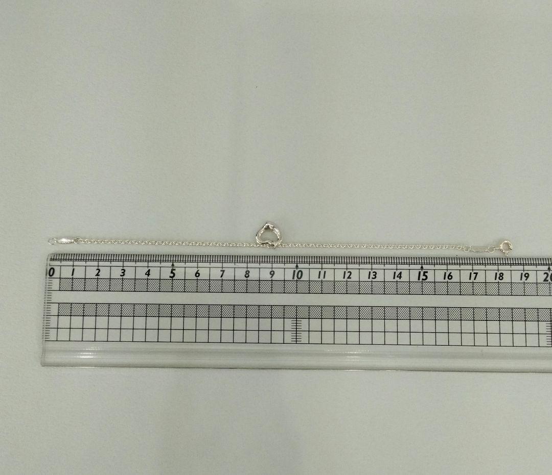 TIFFANY　925オープンハートブレスレット　　中古品