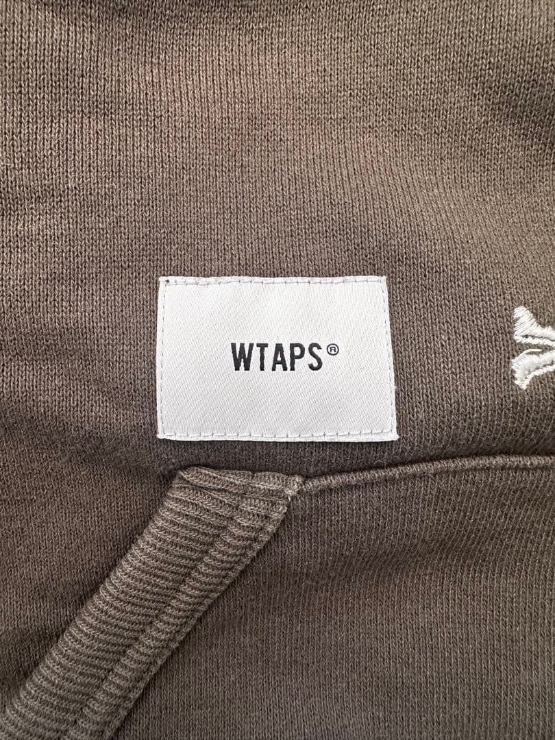 wtaps ダブルタップス パーカー 04 XL クロスボーンズ　カーキ